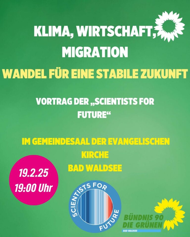 Klima, Wirtschaft, Migration – Wandel für eine stabile Zukunft